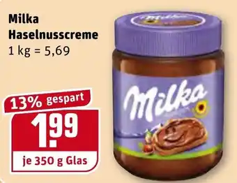 REWE Milka Haselnusscreme 350g Angebot