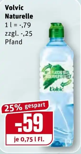 REWE Volvic Naturelle 0,75L Angebot