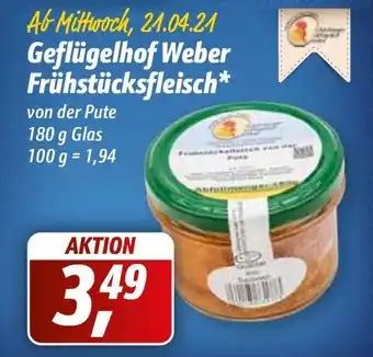 Simmel Geflügelhof Weber Frühstücksfleisch 180g Angebot