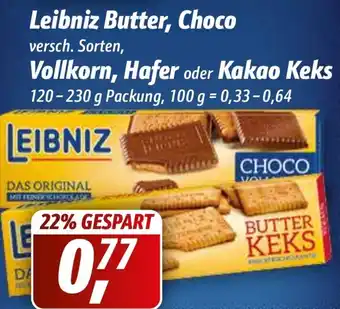 Simmel Leibniz Butter, Choco, Vollkorn, Hafer oder Kakao Keks 120-230g Angebot