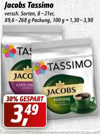 Simmel Jacobs Tassimo 89,6-268g Angebot