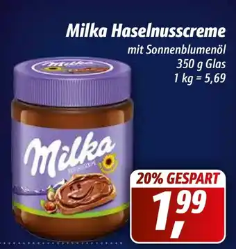 Simmel Milka Haselnusscreme 350g Angebot