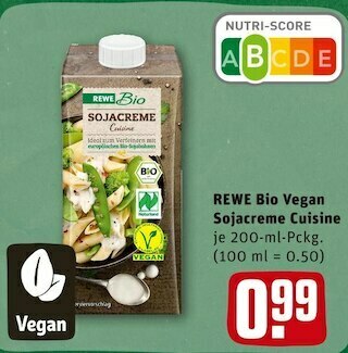 REWE Rewe bio vegan sojacreme cuisine Angebot