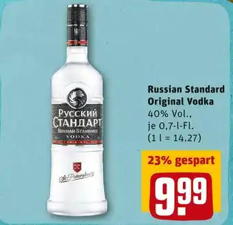 REWE Russian standard original vodka Angebot