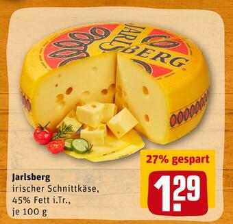 REWE Jarlsberg irischer schnittkäse Angebot
