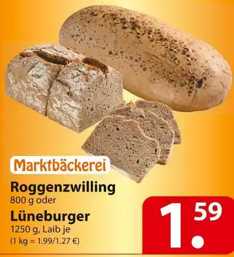 Famila Nord Ost Roggenzwilling oder lüneburger Angebot