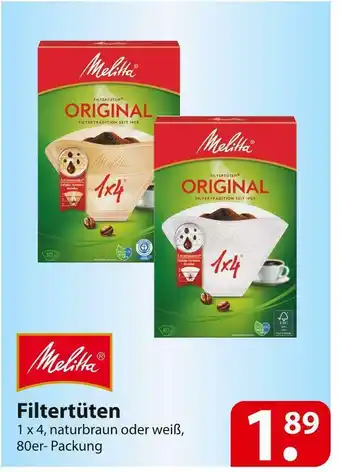 Famila Nord Ost Melitta filtertüten Angebot