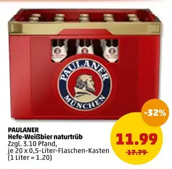 PENNY Paulaner hefe-weißbier naturtrüb Angebot