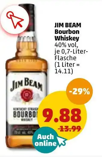 PENNY Jim beam bourbon whiskey Angebot