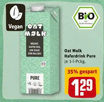 REWE Oat molk haferdrink pure Angebot