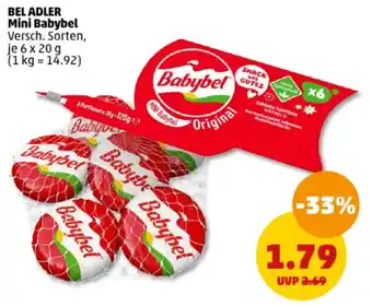 PENNY BEL ADLER Mini Babybel 6 x 20 g Angebot