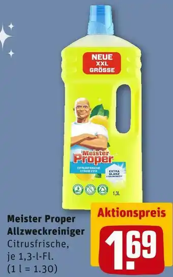 REWE Meister proper allzweckreiniger Angebot