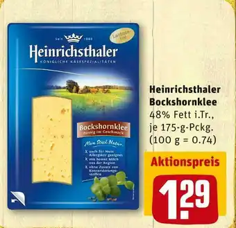 REWE Heinrichsthaler schnittkäse bockshornklee Angebot