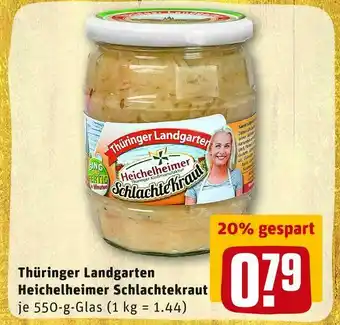 REWE Thüringer landgarten heichelheimer schlachtekraut Angebot