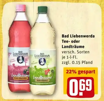 REWE Bad liebenwerda tee- oder landträume Angebot