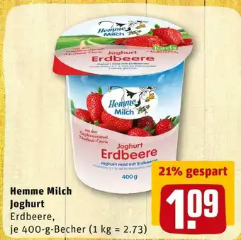 REWE Hemme milch joghurt Angebot