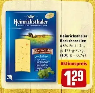 REWE Heinrichsthaler bockshornklee Angebot