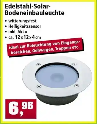 Thomas Philipps Edelstahl Solar Bodeneinbauleuchte Angebot