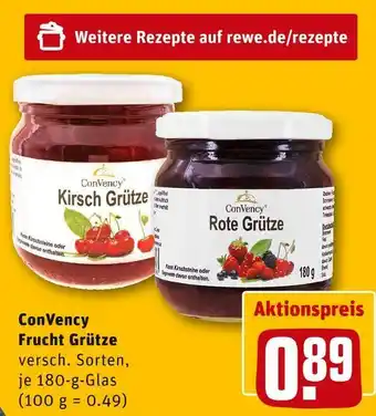 REWE Convency frucht grütze Angebot