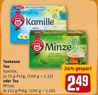 REWE Teekanne tee Angebot