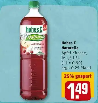 REWE Hohes c naturelle Angebot