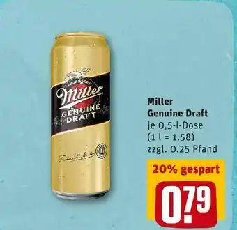 REWE Miller genuine draft Angebot