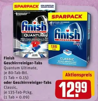 REWE Finish geschirrreiniger-tabs Angebot