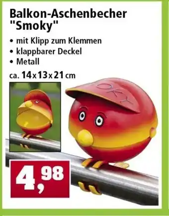 Thomas Philipps Balkon Aschenbecher Smoky Angebot