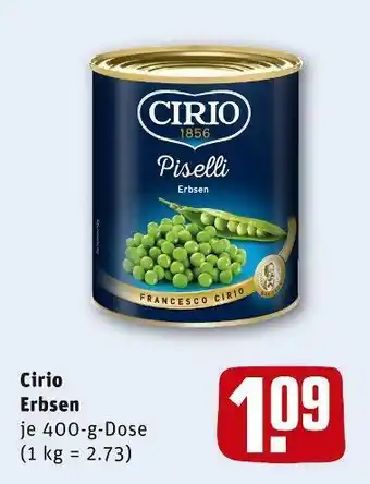 REWE Cirio erbsen Angebot