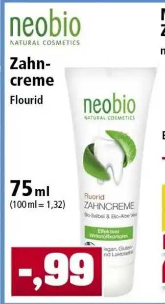 Thomas Philipps Neobio Zahncreme 75ml Angebot