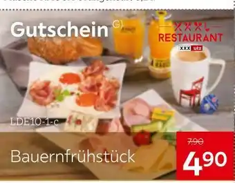 XXXLutz Bauernfrühstück gutschein Angebot