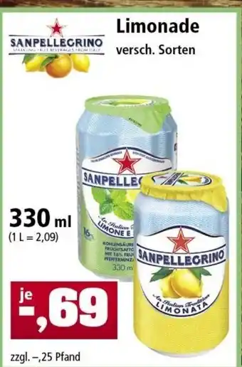 Thomas Philipps Sanpellegrino Limonade 0,33ml Angebot