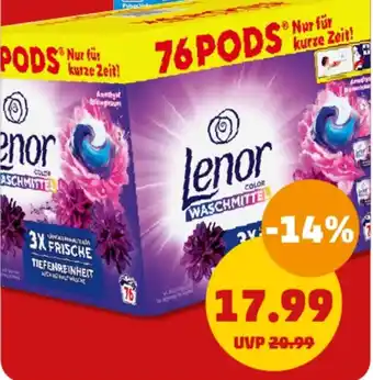 PENNY lenor WASCHMITTEL Angebot