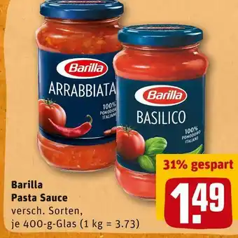 REWE Barilla pasta sauce Angebot