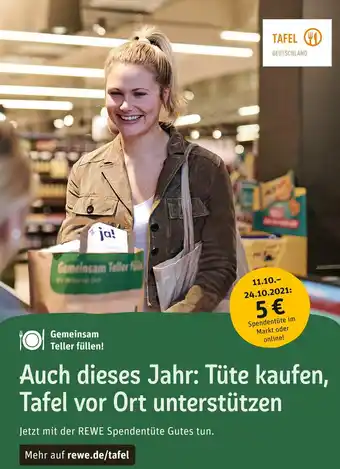 REWE Spendentüte Angebot