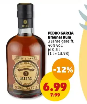 PENNY PEDRO GARCIA Brauner Rum 0,5 l Angebot