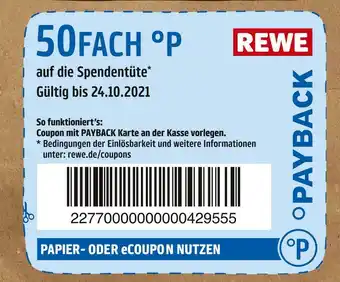 REWE Payback 50fach °p Angebot