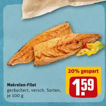 REWE Makrelen-filet Angebot