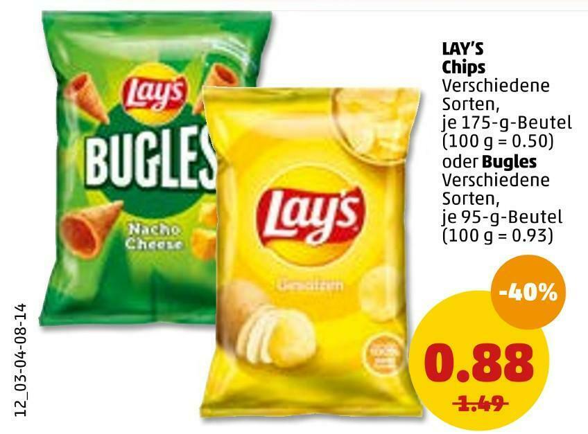 Lay’s chips oder bugles Angebot bei PENNY