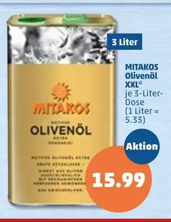 PENNY Mitakos olivenöl xxl Angebot