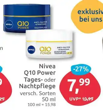 Budni Nivea q10 power tages- oder nachtpflege Angebot