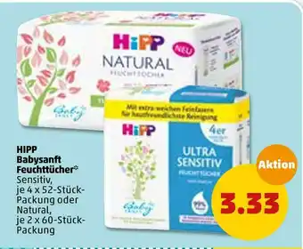 PENNY Hipp babysanft feuchttücher Angebot