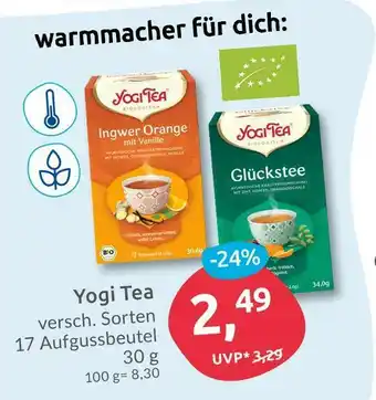 Budni Yogi tea kräutertee Angebot