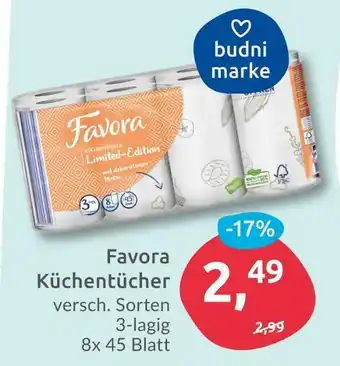 Budni Favora küchentücher Angebot