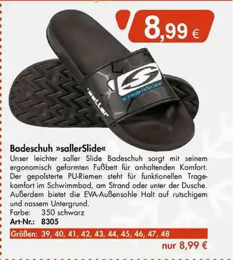 Sport Saller Badeschuh Sallerslide Angebot