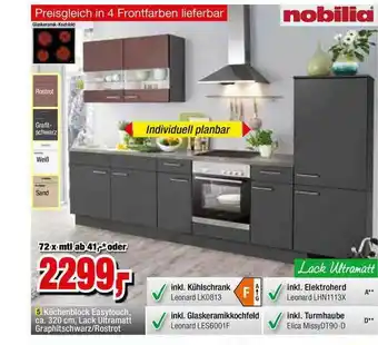 Möbelfundgrube Nobilia Küchenblock Easytouch Angebot