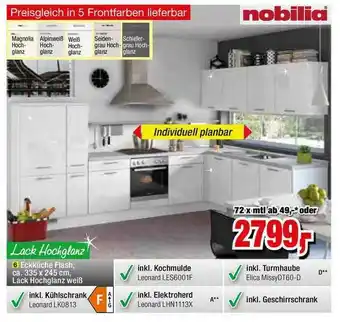 Möbelfundgrube Nobilia Eckküche Flash Angebot