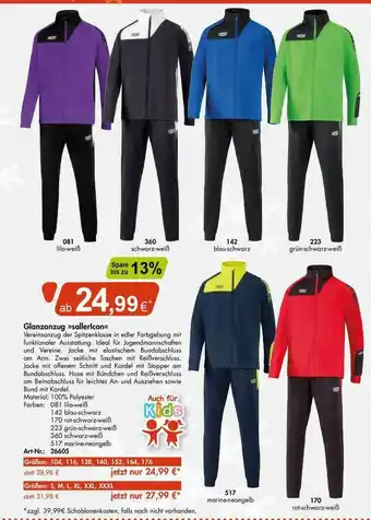 Sport Saller Glanzanzug Sallericon Angebot