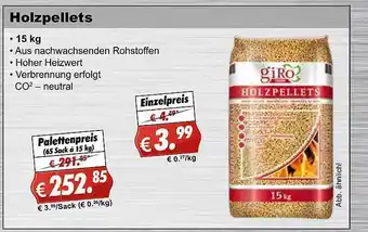 Stabilo Fachmarkt Holzpellets Giro Angebot