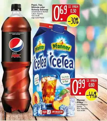 WEZ Pepsi, 7up, Mirinda Oder Schwip Schwap Angebot